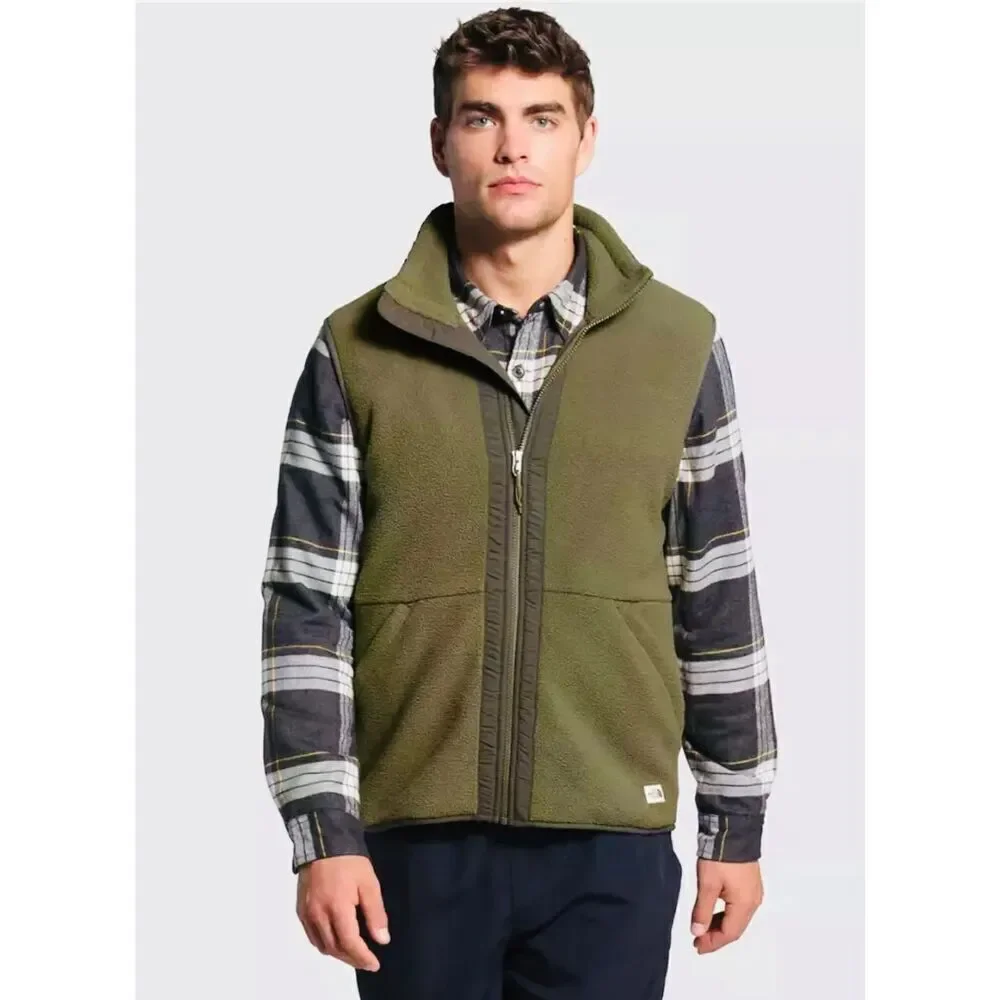 The North Face Men Carbondale VEST Full Zipper size M Green‎